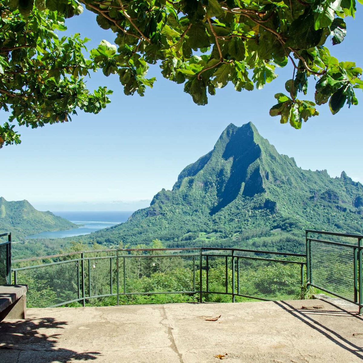 Punkt widokowy Belweder, Wyspa Moorea, Polinezja Francuska