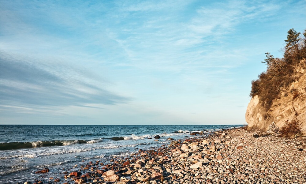 Plaża na wyspie Wolin