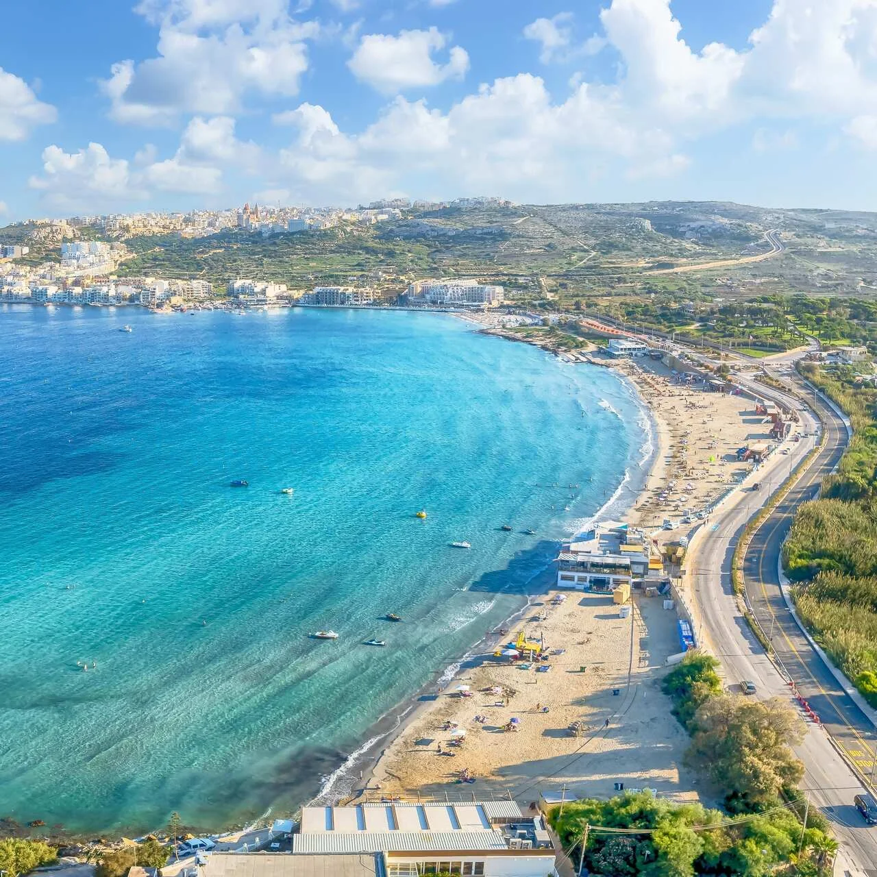 Mellieħa Bay, Malta