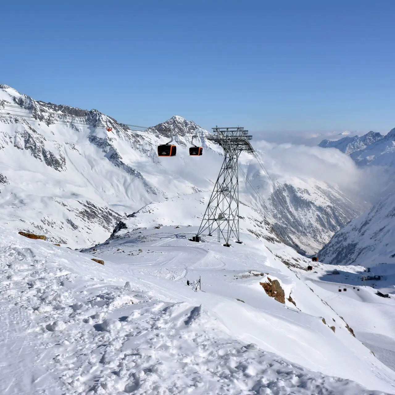 Kolejka linowa 3S Eisgratbahn na Stubai