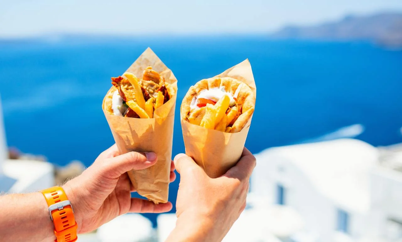 Pitta-gyros, Zakynthos