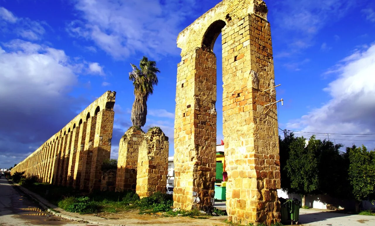 Akwedukt z czasów rzymskich, Bardo, Tunis, Tunezja
