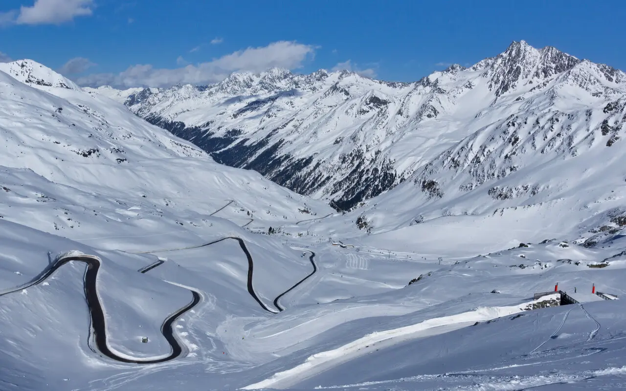 Lodowiec Kaunertal, Tyrol, Austria