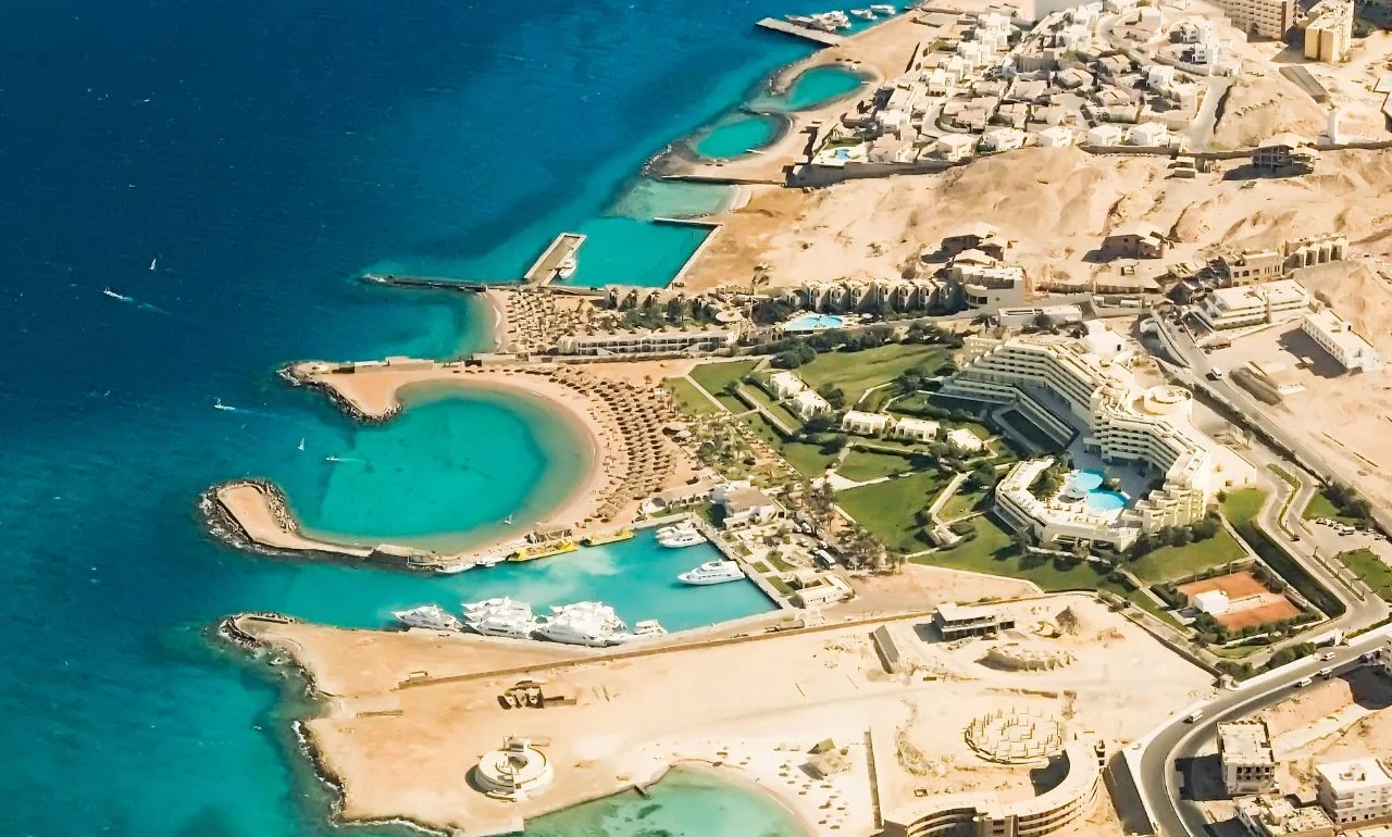 Hurghada z lotu ptaka