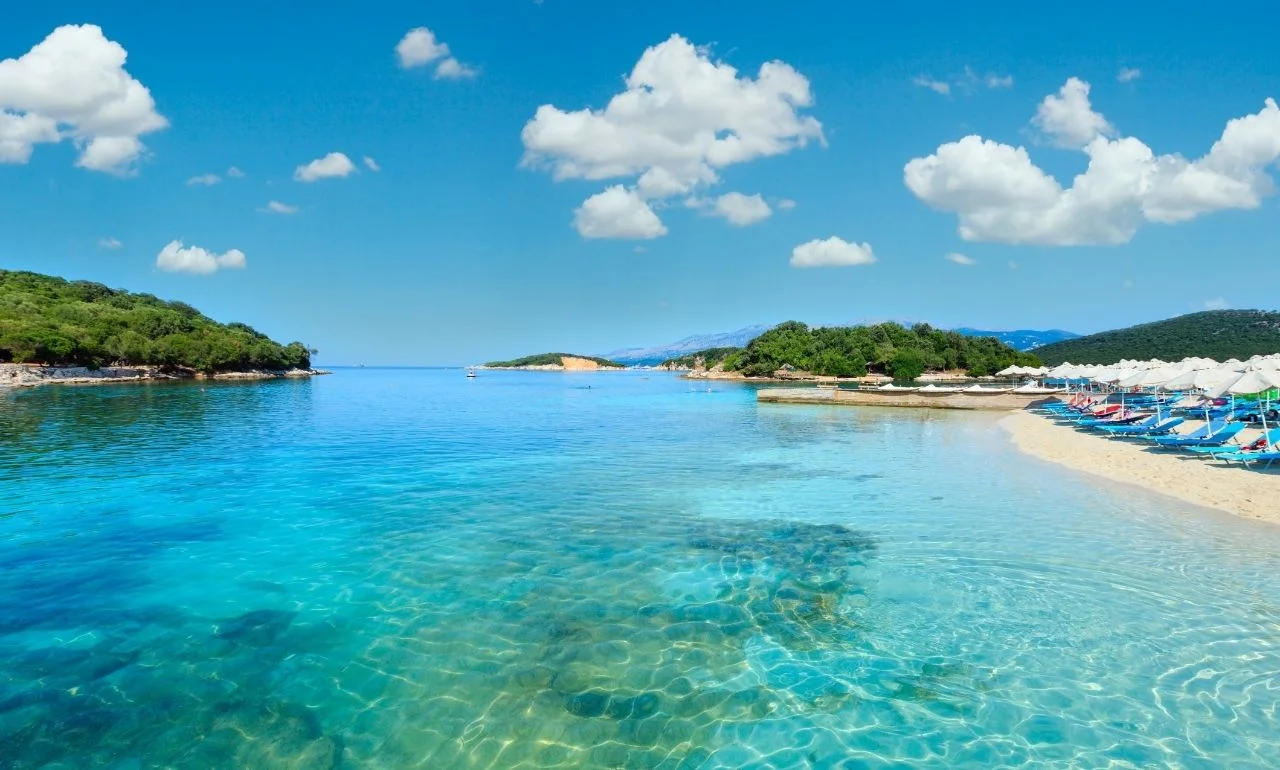 Plaża Ksamil, Albania