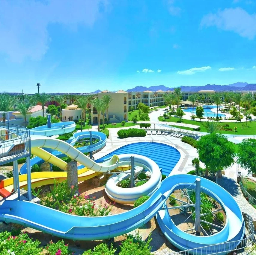 Aquapark w Jaz Mirabel Beach, Sharm El Sheikh, Egipt